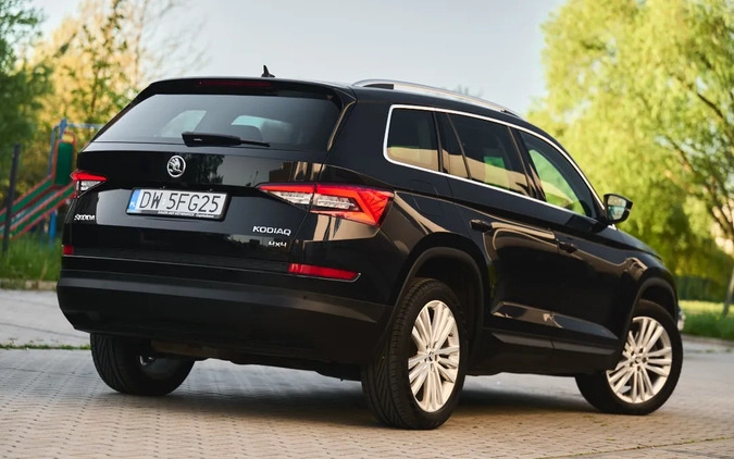 Skoda Kodiaq cena 94900 przebieg: 185000, rok produkcji 2019 z Płock małe 742